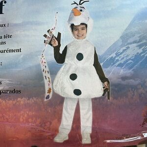 Kids Olaf Costume Size 8-10